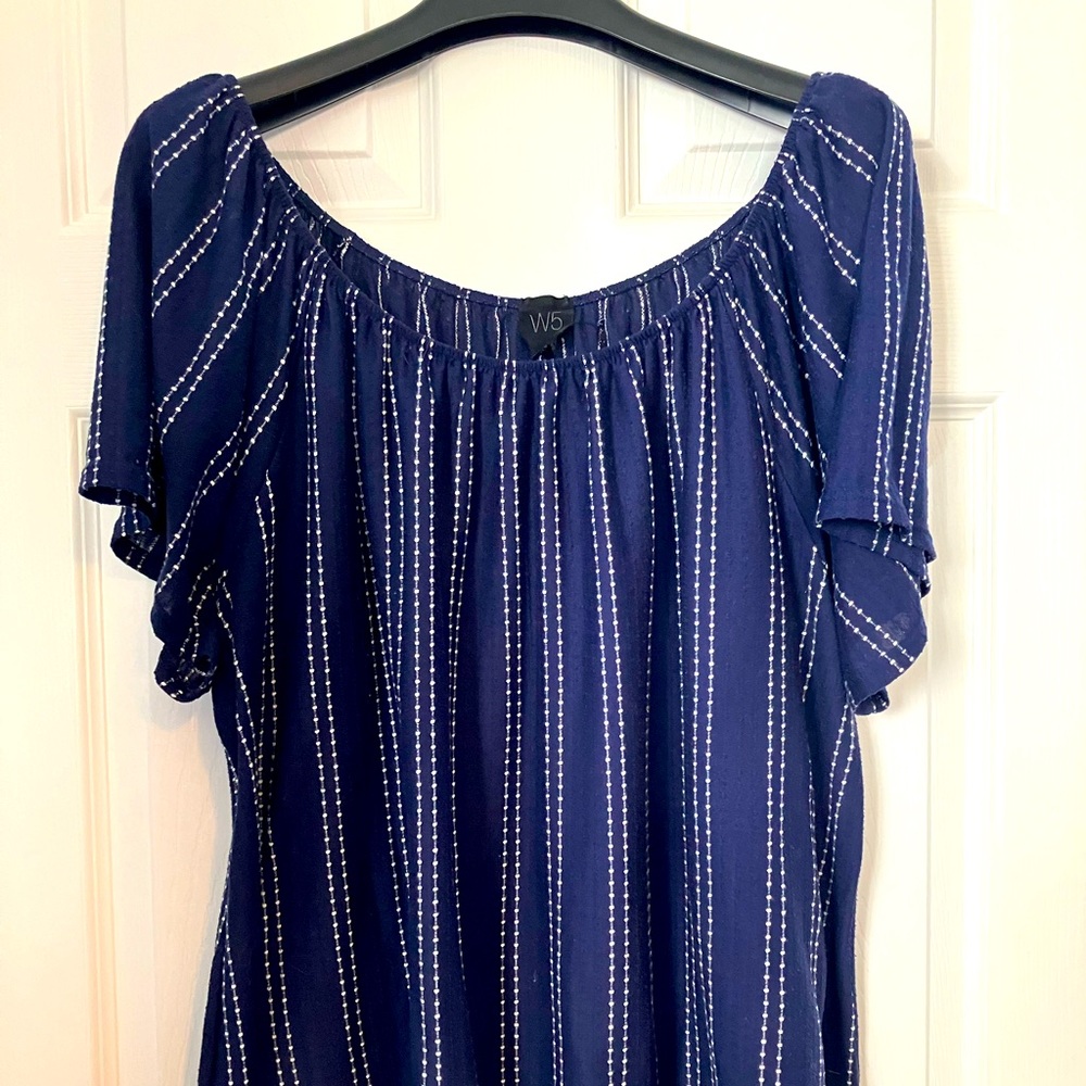 W5 (Anthropologie) flutter-sleeve blouse